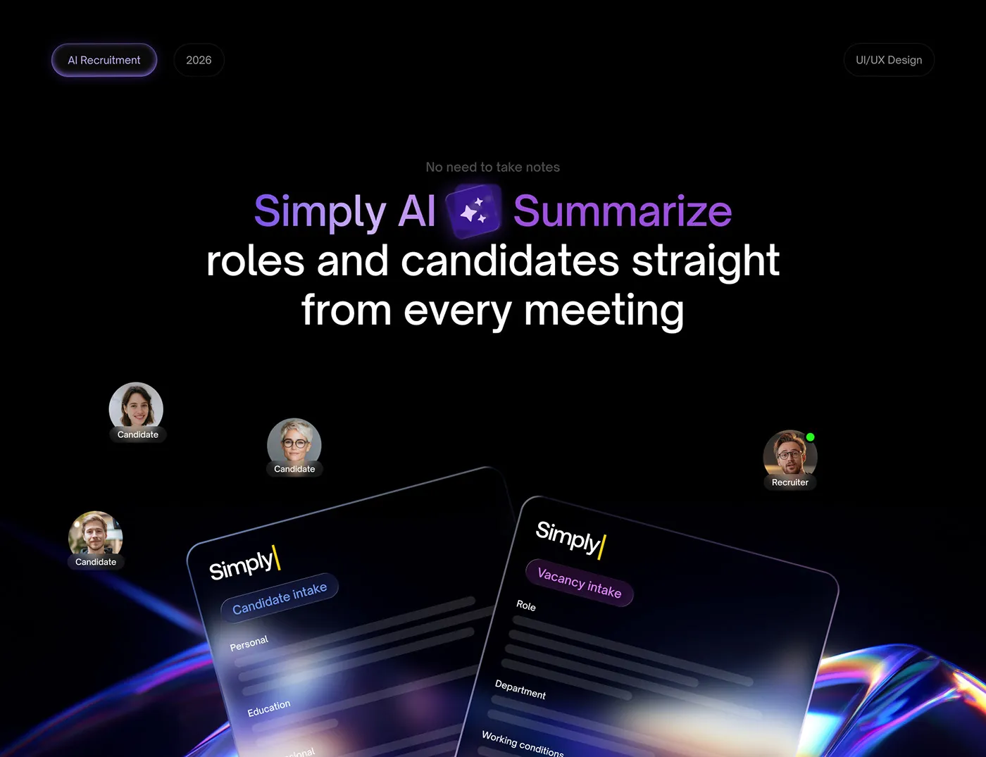 Simply AI Summarize: roles and candidates straight from every meeting
